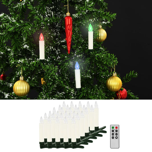 Led-Kaarsen Kerst Draadloos Met Afstandsbediening