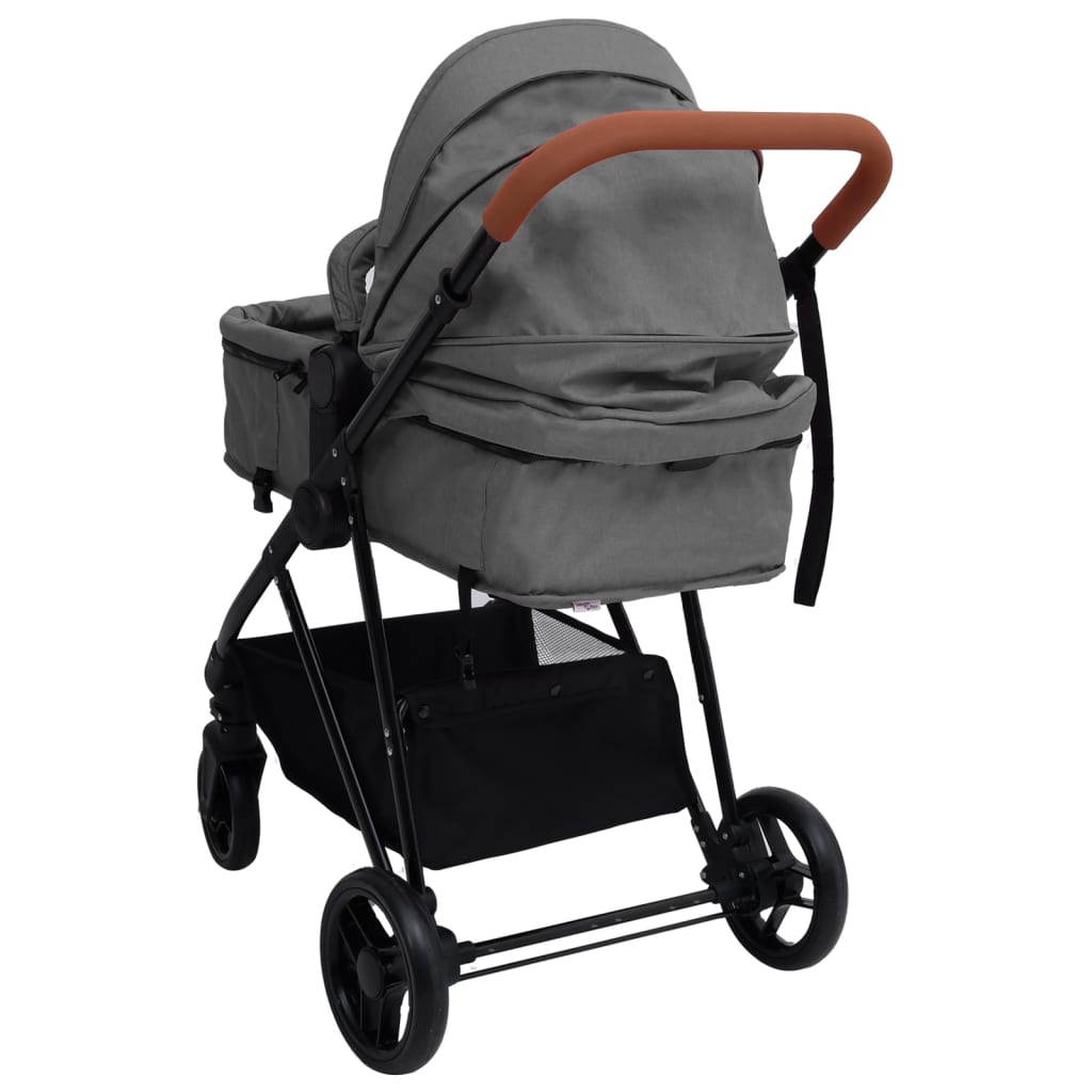 Kinderwagen Staal En Zwart