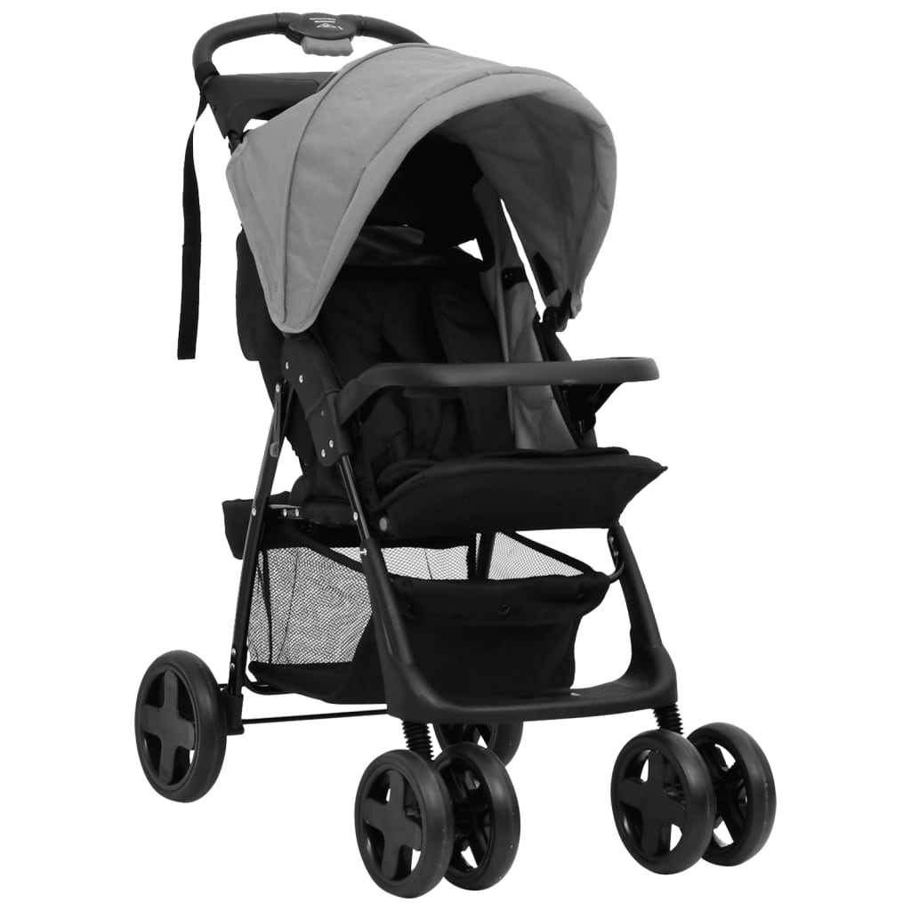 Kinderwagen Staal En Zwart