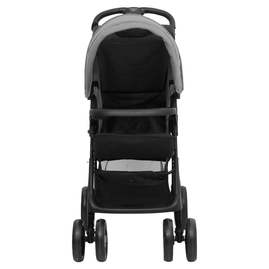 Kinderwagen Staal En Zwart