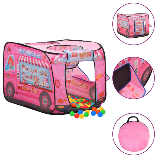 Kinderspeeltent Met 250 Ballen 70X112X70 Cm Roze