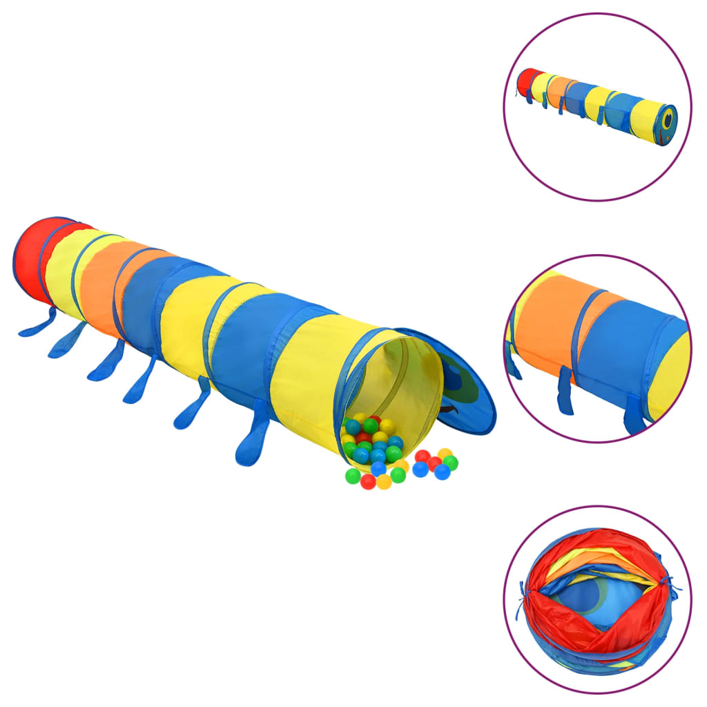 Kinderspeeltunnel 245 Cm Polyester Meerkleurig