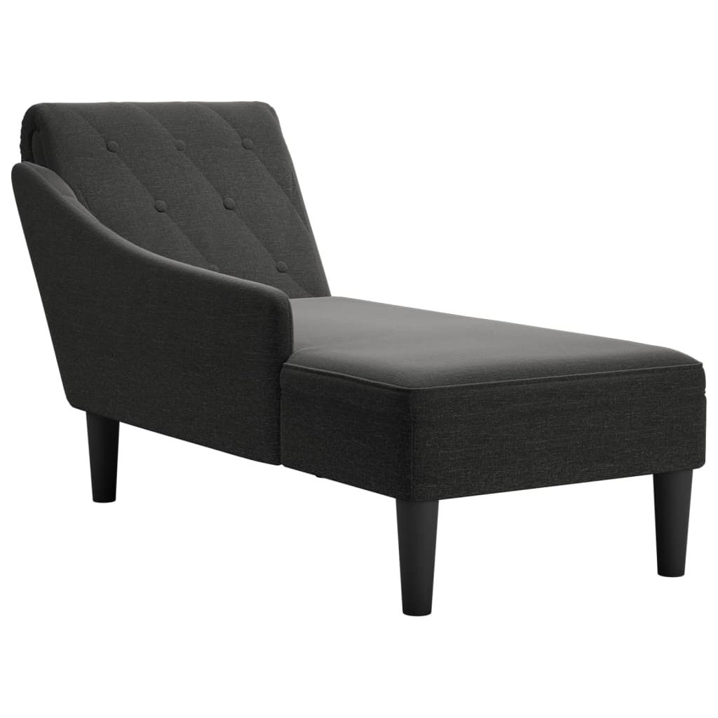 Chaise Longue Met Kussen En Rechterarmleuning Stof