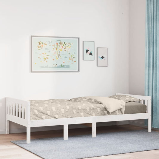 Kinderbed Zonder Matras Massief Grenenhout