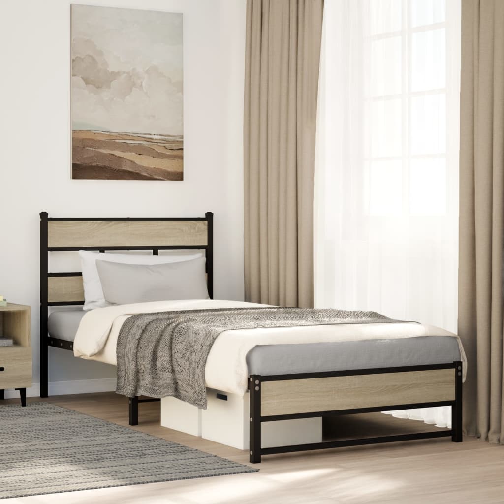 Bedframe Zonder Matras Metaal Kleurig