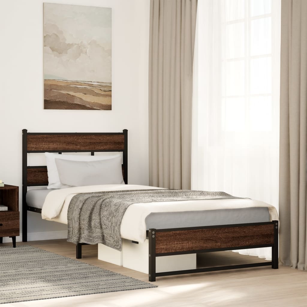 Bedframe Zonder Matras Metaal Kleurig