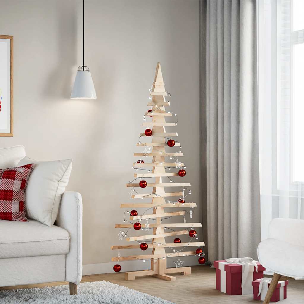 Kerstdecoratie Kerstboom Massief Grenenhout