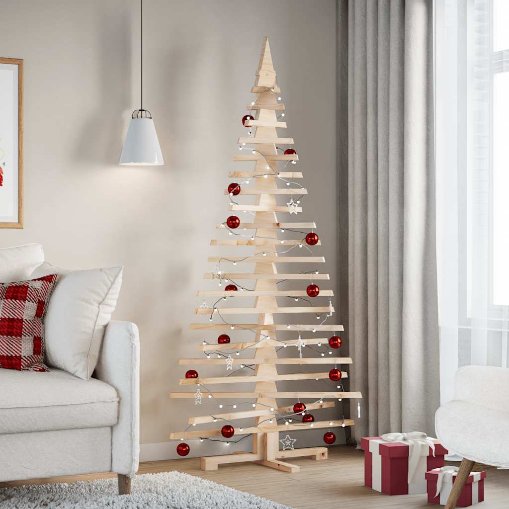 Kerstdecoratie Kerstboom Massief Grenenhout