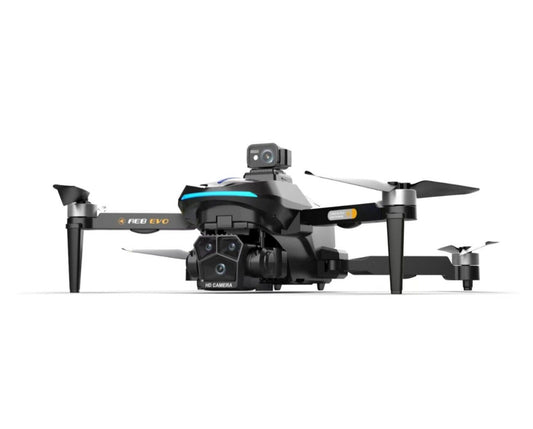 AE8 Evo : Drones Pro - 3 Dubbele camera 4K Professionele positionering Luchtfotografie Laser Obstakel vermijden Gebaarfotografie GPS Drone - Zwart