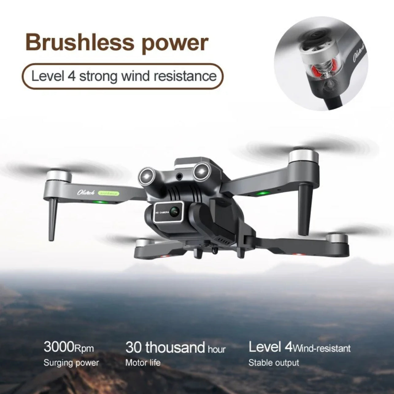 GPS : Drone Pro - 4K HD Camera Drone 5G GPS Obstacle Avoidance - Zwart