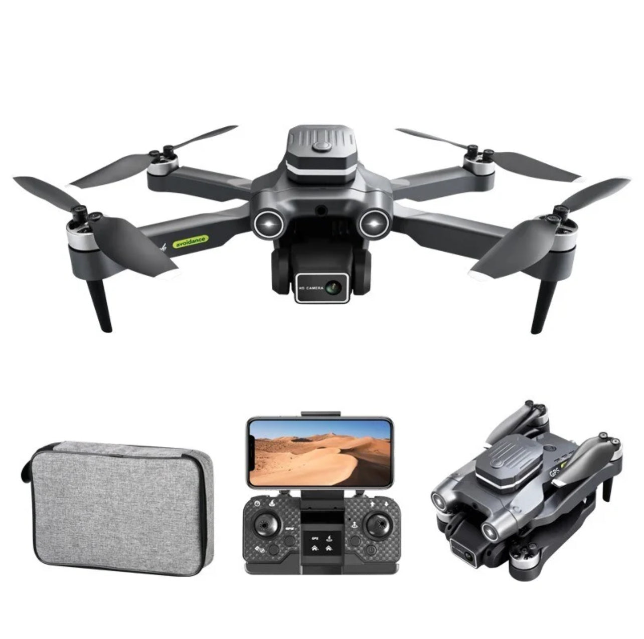 GPS : Drone Pro - 4K HD Camera Drone 5G GPS Obstacle Avoidance - Zwart